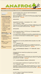 Mobile Screenshot of anafrog.com